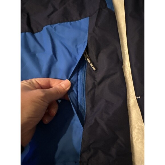 Columbia Boys Size Large Ski Jacket Snowboard Blue Outgrown Sleeve Omni Tech - Picture 3 of 14